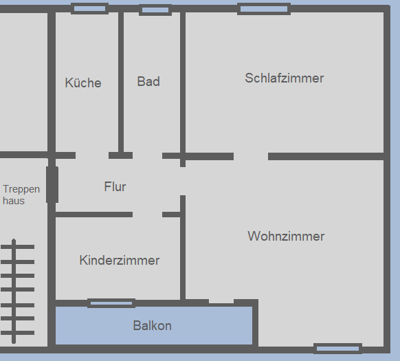 NF1 3.OG rechts Grundriss
